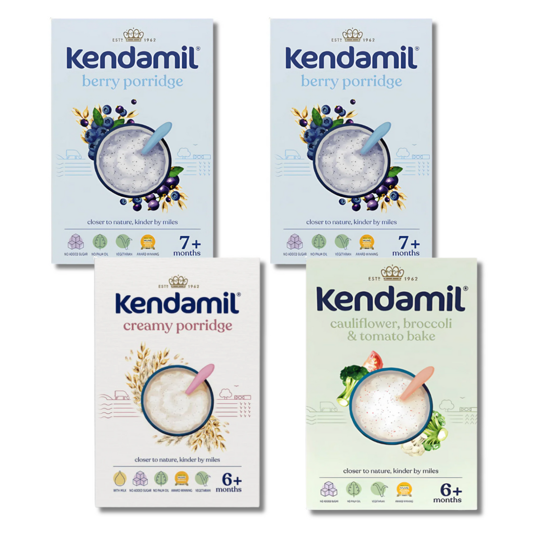 Kendamil Baby Porridge Variety Bundle 4-Pack