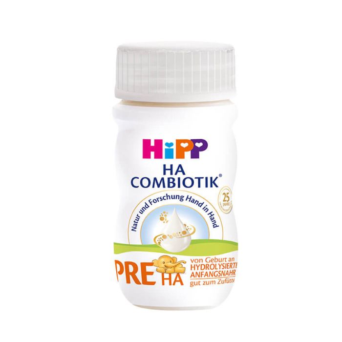 HiPP German PRE HA Ready to Feed (90ml bottles)