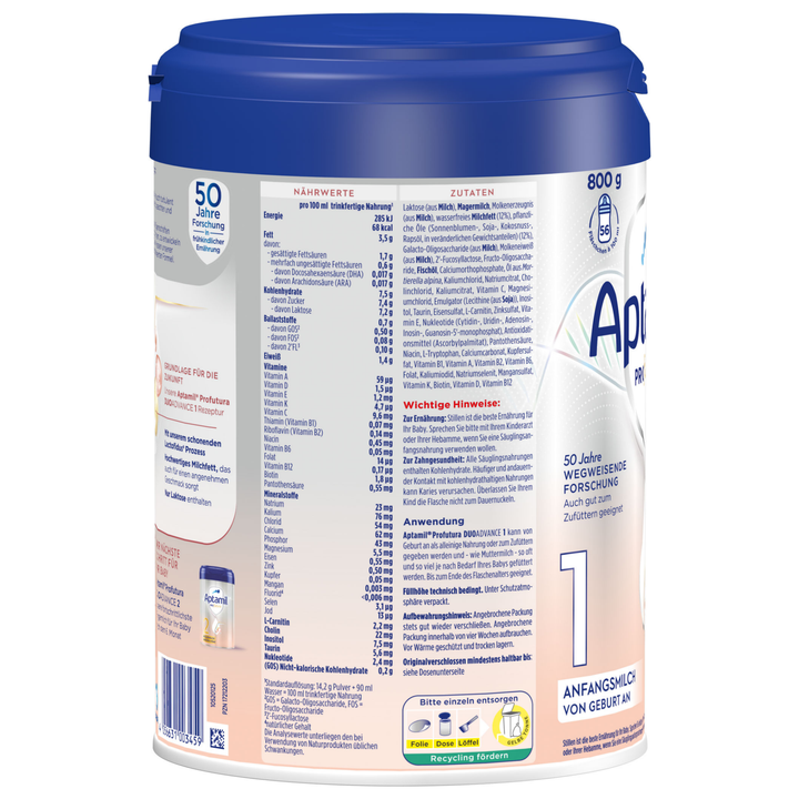 Aptamil Profutura DUOADVANCE 1 (800g)