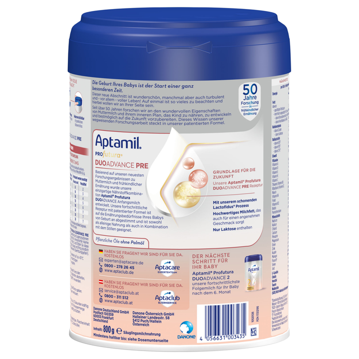 Aptamil Profutura DUOADVANCE Pre (800g)