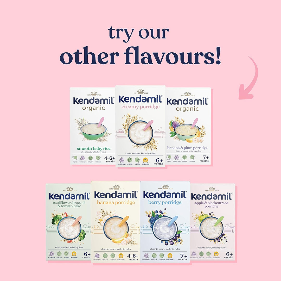 Kendamil Apple and Blackcurrant Baby Porridge
