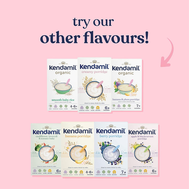Kendamil Apple and Blackcurrant Baby Porridge