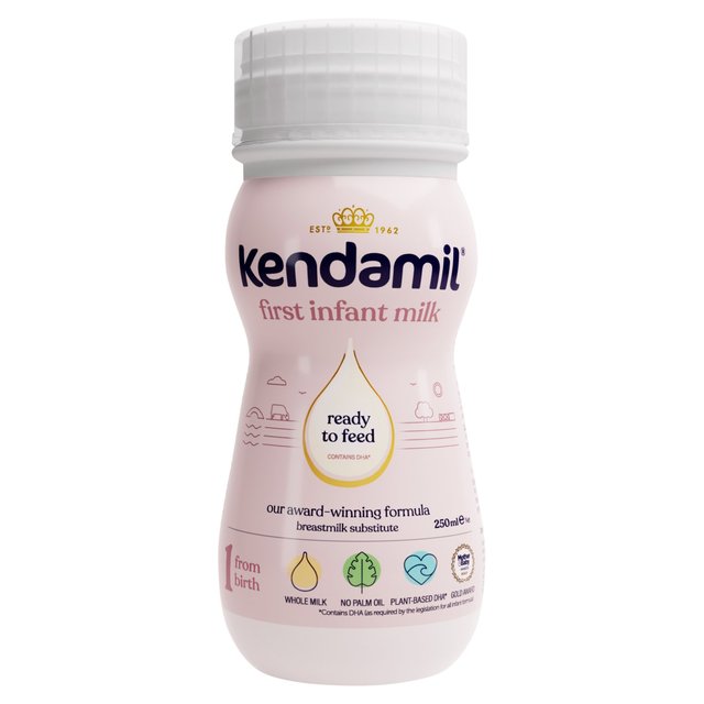 Kendamil 1 First Infant Milk Ready To Feed 250Ml- 36 pack