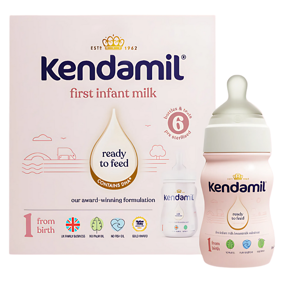 Kendamil 1 First Infant Milk Ready To Feed Starter Pack 6x70ml - 6 pack(36x RTF)