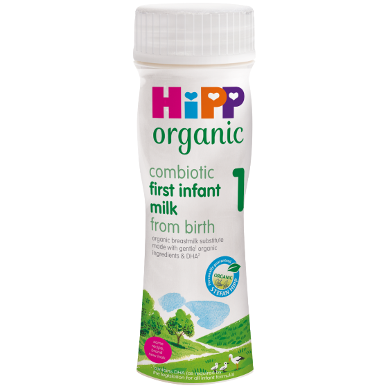 HiPP UK Stage 1 Ready to Feed (pack of 36, 200ml bottles)