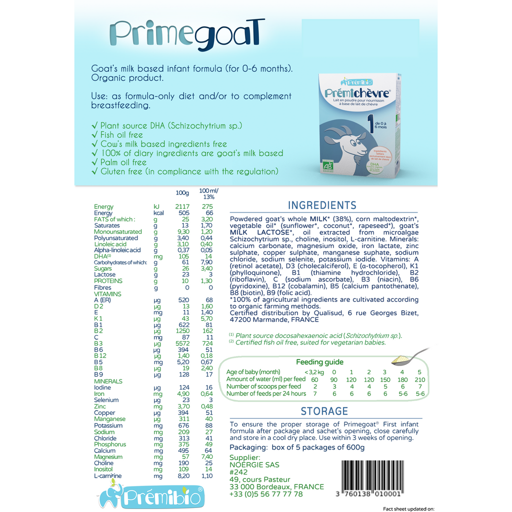 Prémichèvre Stage 1