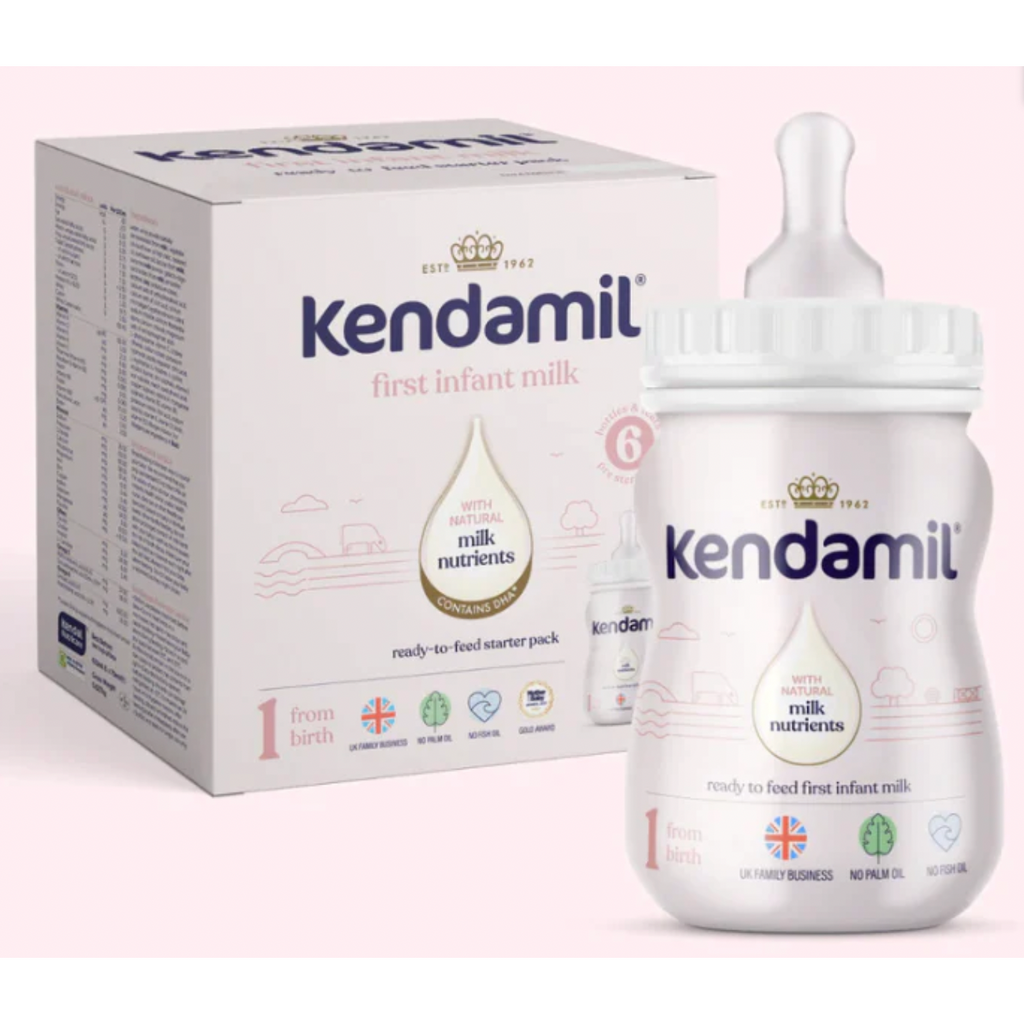 Kendamil 1 First Infant Milk Ready To Feed Starter Pack 6 X 70Ml- 6 pack